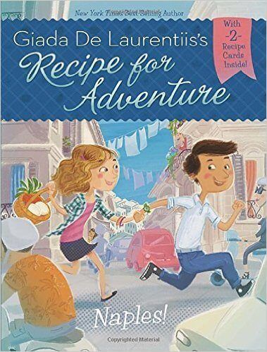 Kids travel book series by giada delaurentis features two kids around the world and includes recipes.