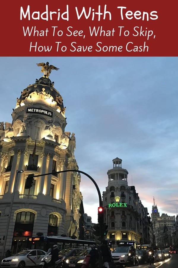 If you're taking a vacation to madrid, spain with a teen or tween, here are a local mom's tips on what to do, what to skip, and how to save some cash. #madrid #spain #teens #tweens #vacation #thingstodo