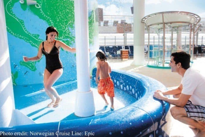 a good pool is essential on a family cruise