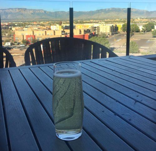 The view from the level 5 restaurant at hotel chaco