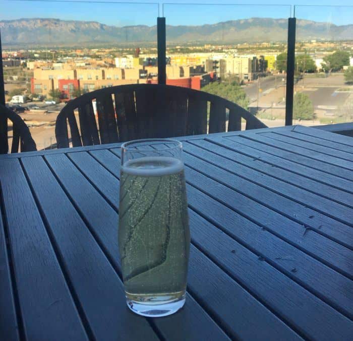 The view from the level 5 restaurant at hotel chaco