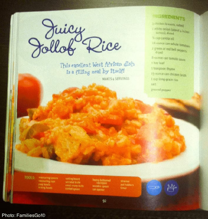 jollof rice is a west african dish that american kids can warm up to. here is a recipe.