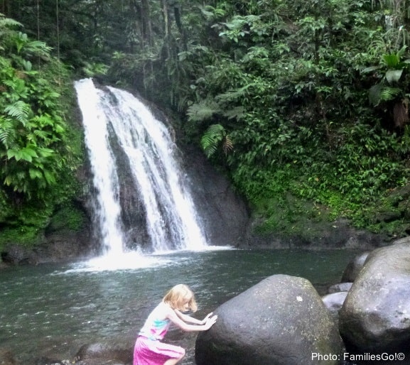 Guadeloupe has waterfalls