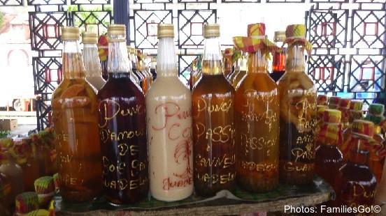 you can buy homemade concoctions like these in the markets in point-a-pitre