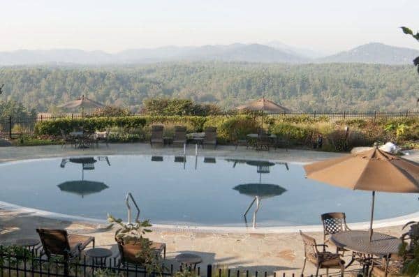 The pool at the inn at the biltmore estate