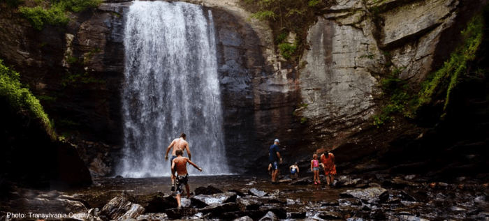North carolina has a lot of waterfalls
