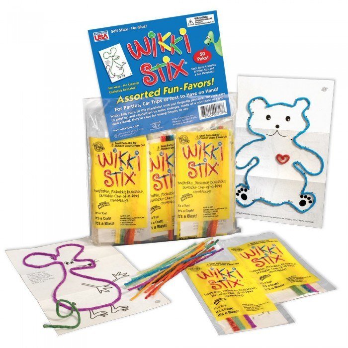 Gift Guide: 21 Clever Toys That Will Travel Wherever Your Kids Do Wikki Stix Are Handy For Travel Crafts