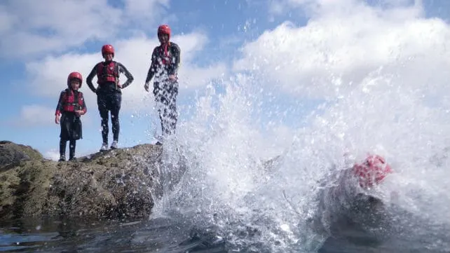 5 Unique Things To Do With Teen &Amp; Kids In Wales A family coasteering in wales