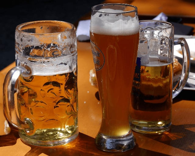 You drink beer in munich