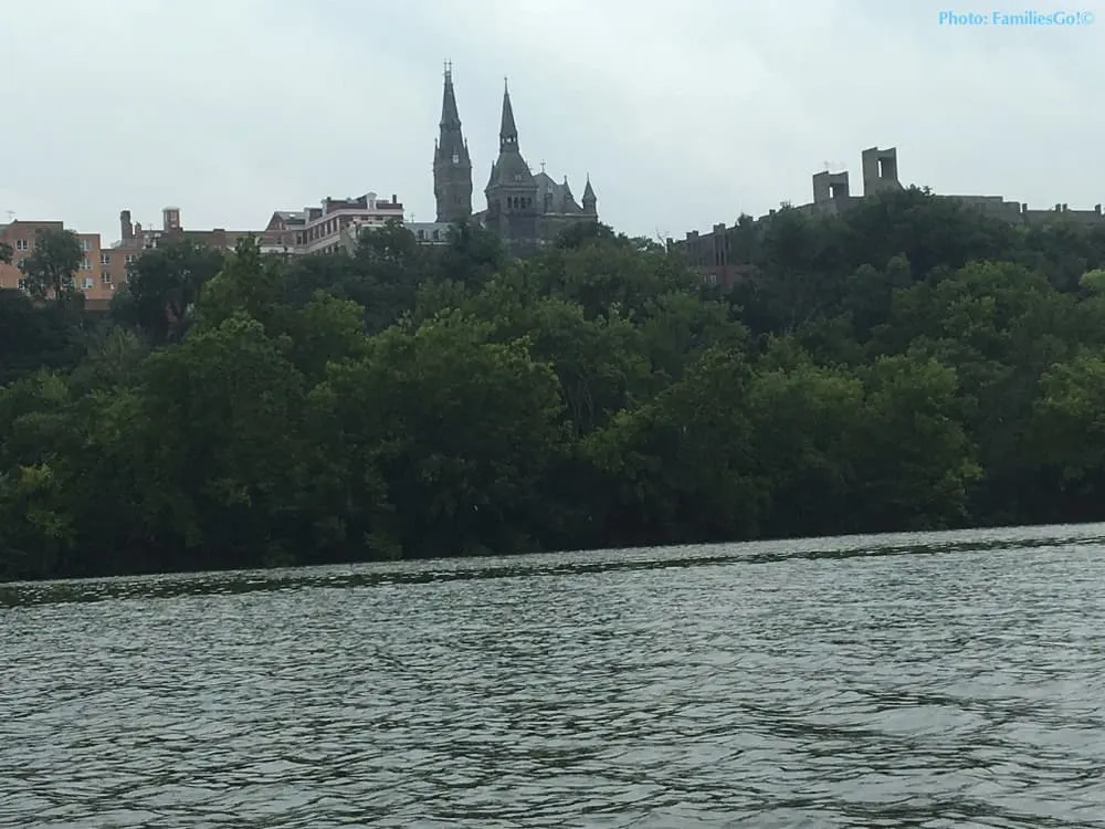 georgetown from the potomac river