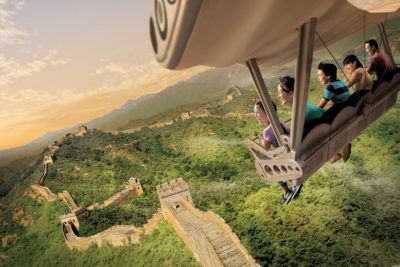Soarin' around the world at disneyland