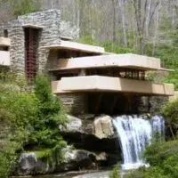 Taking Kids To The Amazing FallingWater House: 5 Smart Tips: A classic photo of the Frank Lloyd Wright house.