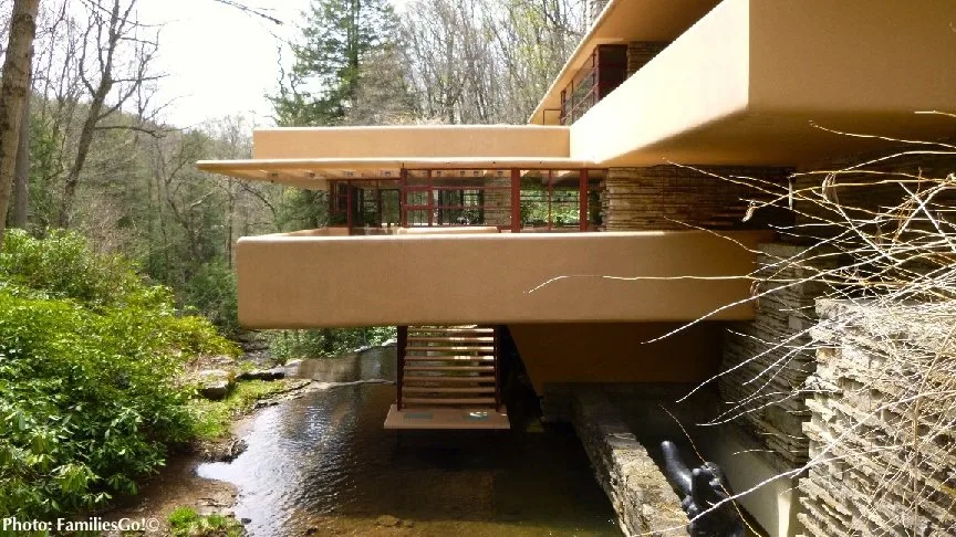 Here's How To Visit Frank Lloyd Wright's Fallingwater With Kids Of Every Age The water at falling water