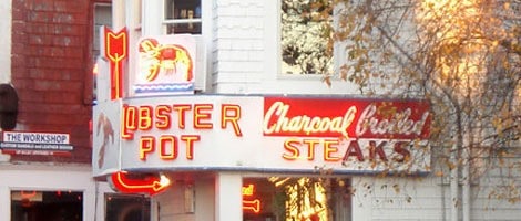 The lobster pot is a provincetown favorite