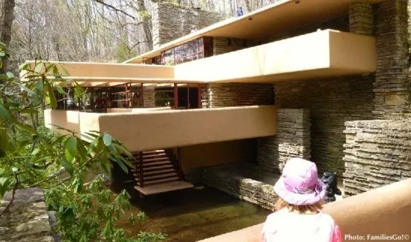 coming up on fallingwater