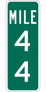 play the road trip game "mile marker"
