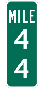 Play the road trip game "mile marker"