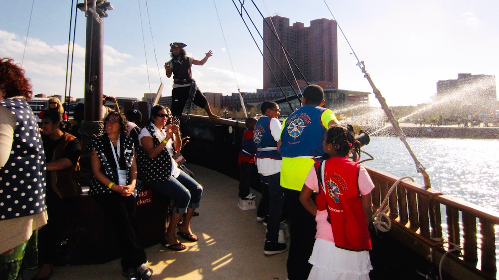 Baltimore: 9+ Top Sights &Amp; Hidden Gems To Explore With Kids Kids can fight evil pirates and tourists in pedal boats aboard the urban pirate ship in baltimore.