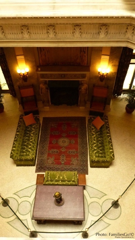 the living room of the vanderbilt mansion in dutchess county
