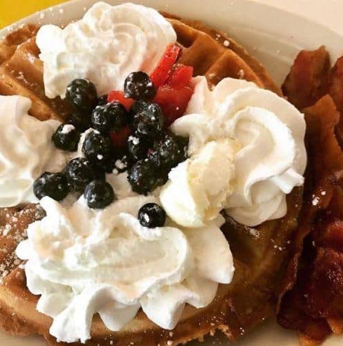 Waffles at the wee packet