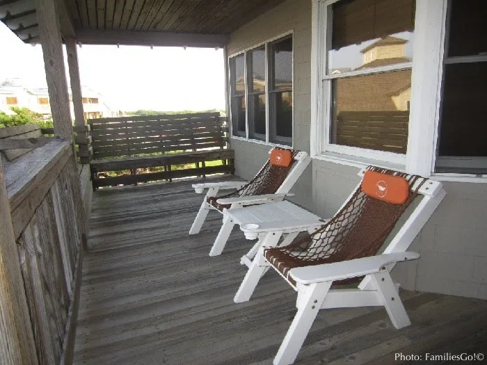 our private porch at the sanderling hotel