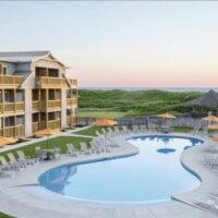 the family pool at the sanderling, OBX