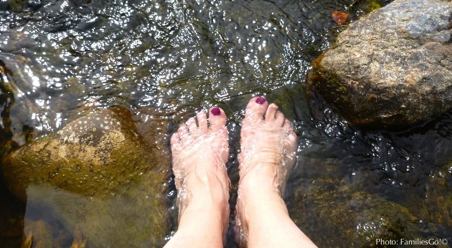 Relaxing moment on a staycation