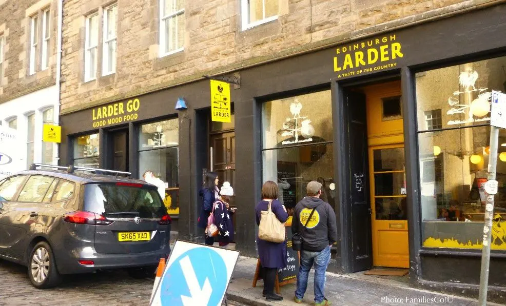 the facade of edinburgh larder.