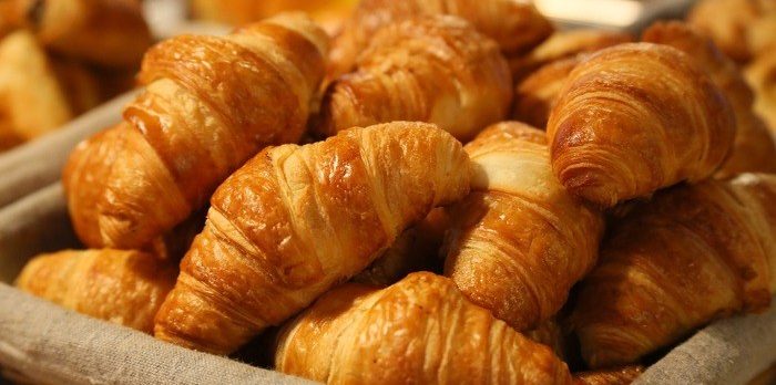 Croisssants for breakfast