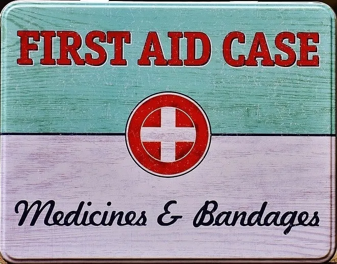 first aid kit like this one is handy to keep in the car