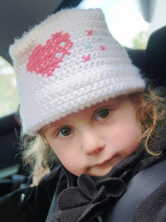 Kids should take bulky or puffy coats off for car seats to make sure straps fit properly.