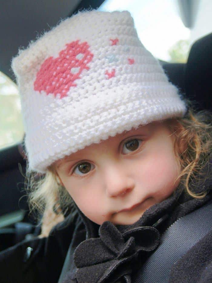 kids should take bulky or puffy coats off for car seats to make sure straps fit properly.