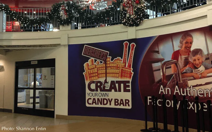 create your own chocolate bar at hershey