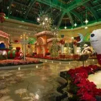 the Bellagio decks its halls in las Vegas