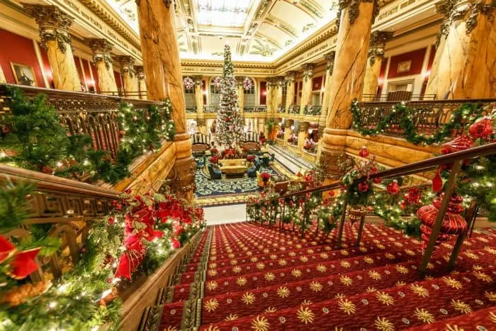the jefferson hotel decorates in grand style for the christmas holidays