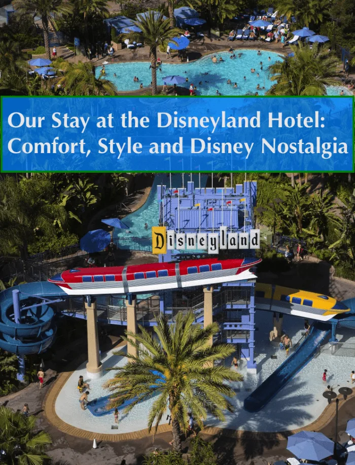 The disneyland hotel offers modern comfort and style while celebrating walt disney's animation and his first park. Shoul you stay there? Read our review. #disneyland #hotel #review #disneylandhotel #anaheim #kids