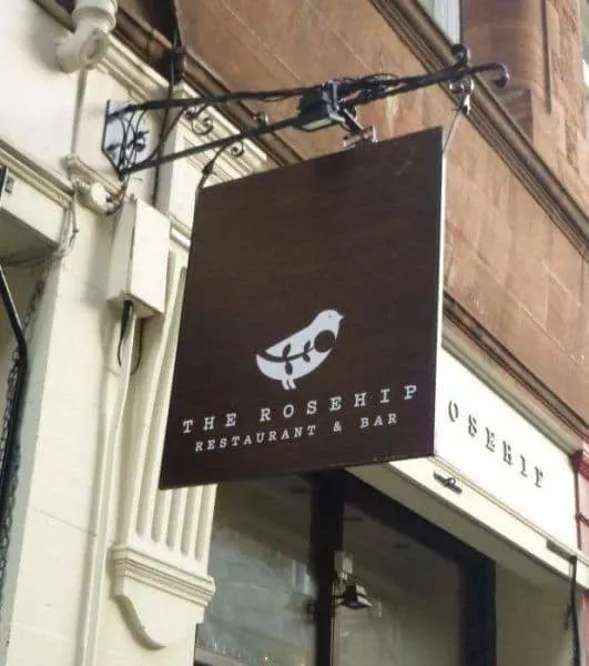 the rosehip is a family friendly restaurant with good food on rose street.