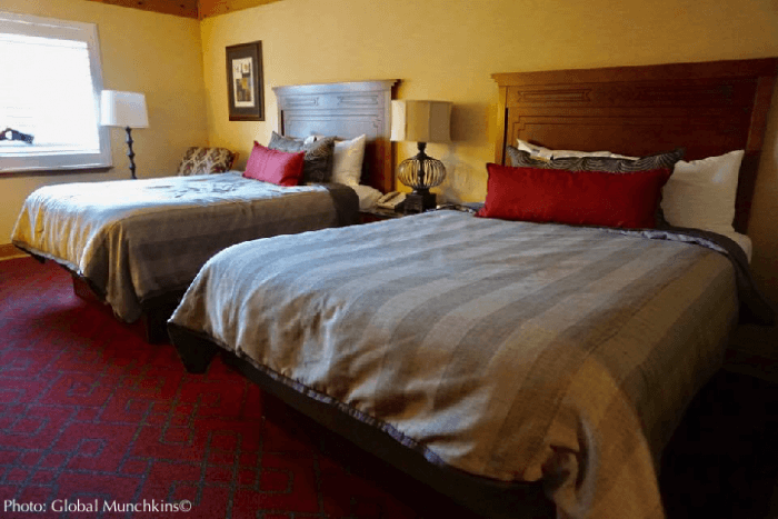 a standard room at tenaya lodge