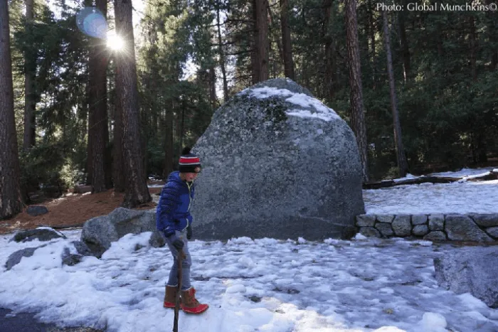 tenaya lodge is just outside of yosemite park