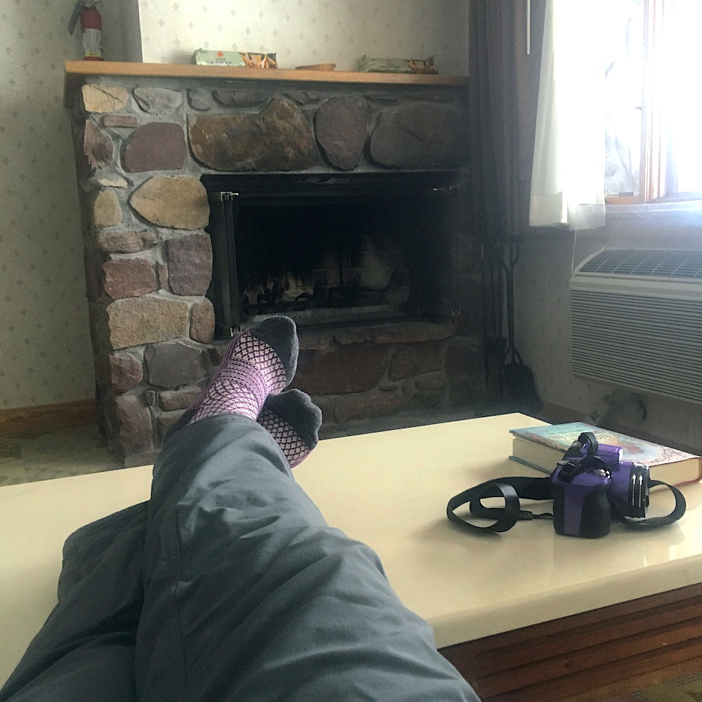 The specialty rooms at the golden arrow have couches, coffee tables and fireplaces.