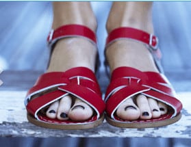 Moms love salt water sandals for themselves and their daughters.