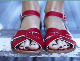 moms love salt water sandals for themselves and their daughters. 