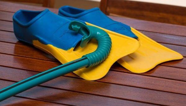 It's smart to bring your own snorkel gear on your family beach vacation