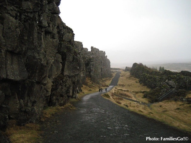 thingveller is part of an golden circle tour in iceland