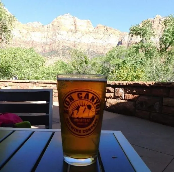 beer with a view at zion brewing company