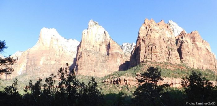 The court of the patriarchs at zion park