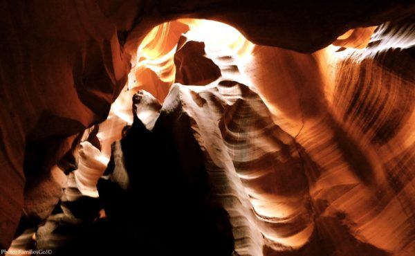 Antelope slot canyon near glen canyon recreation area