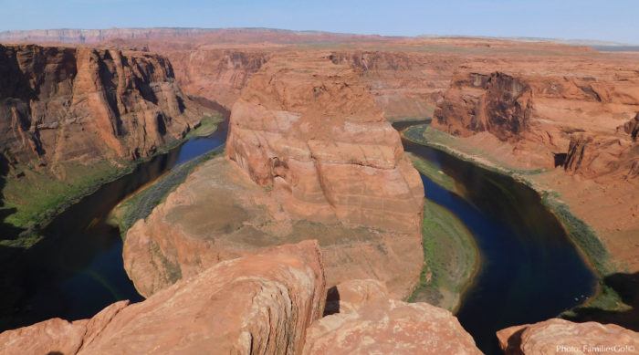Horseshoe bend in the colorado river, near page, az