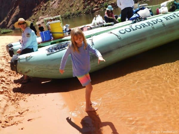Kids enjoy colorado river rafting day trips