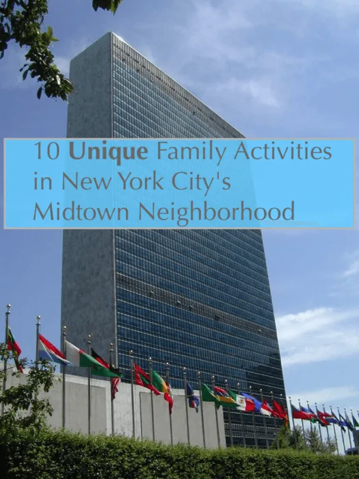 the u.n. is one of 10 top attractions and hiddent gems that you can visit with kids in nyc's midtown east. #nyc #uppereastside #midtown #sightseeing #bucketlist #topattractions #kids #family #vacation #weekend